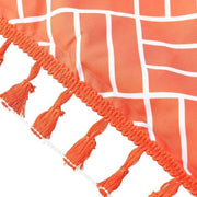 Striped Yoga Tassel Rug